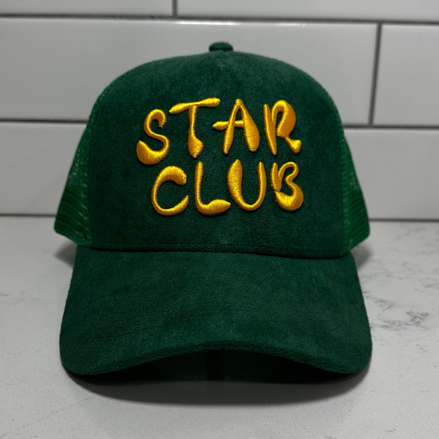 STAR CLUB TRUCKER HAT "GREEN/YELLOW"