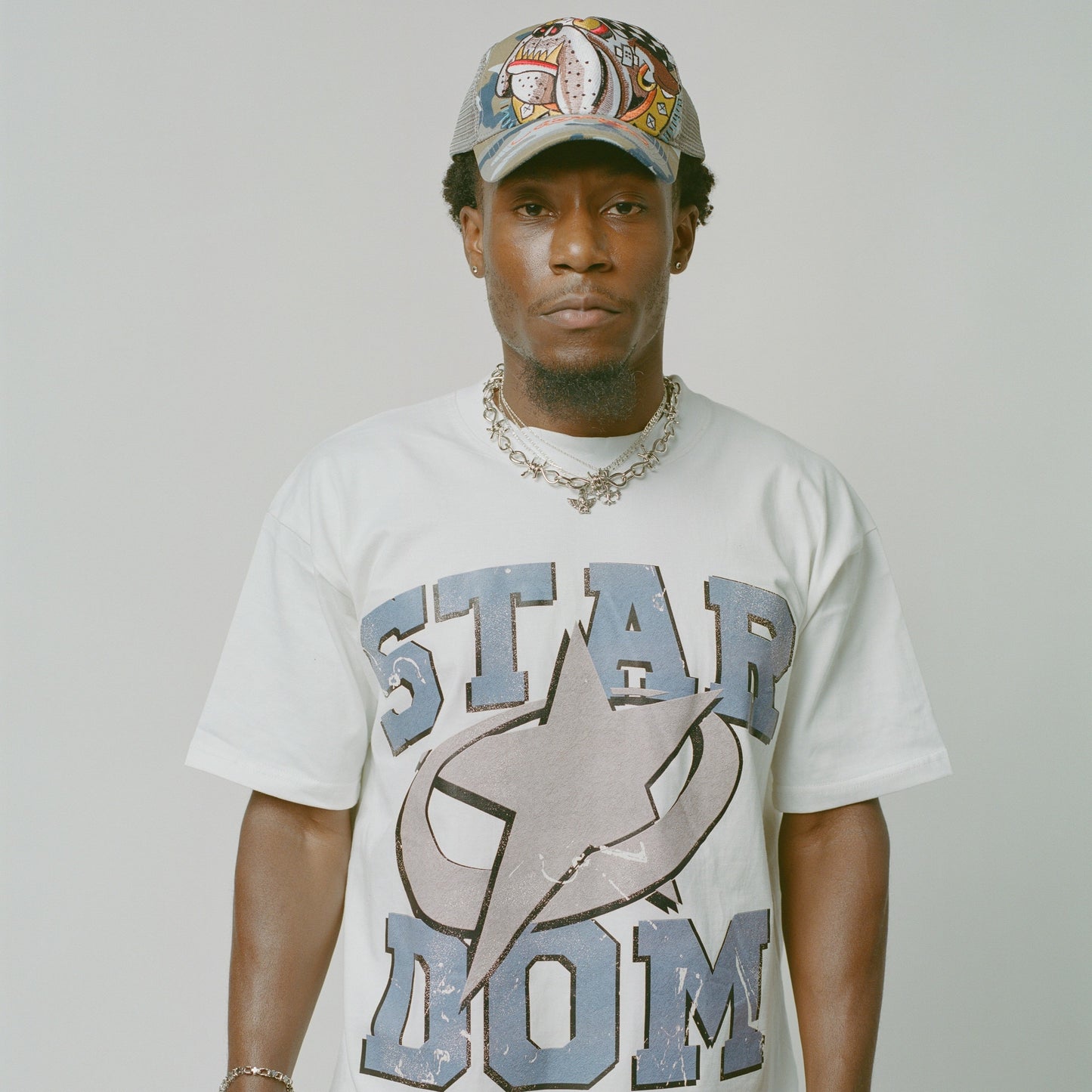 STARDOM TEE "Blue/Grey"