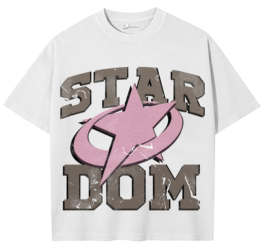 STARDOM TEE "Pink/Brown"